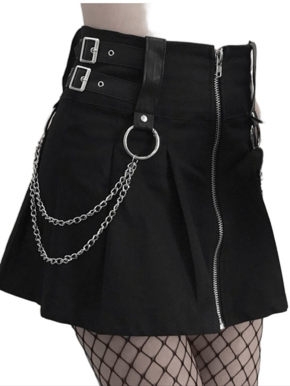 Killstar Nancy Pleated Mini Skirt
